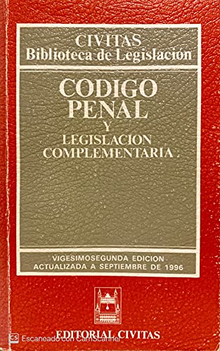Codigo penal y legislacion complementaria