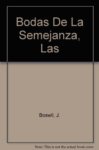 Bodas de la semejanza, las