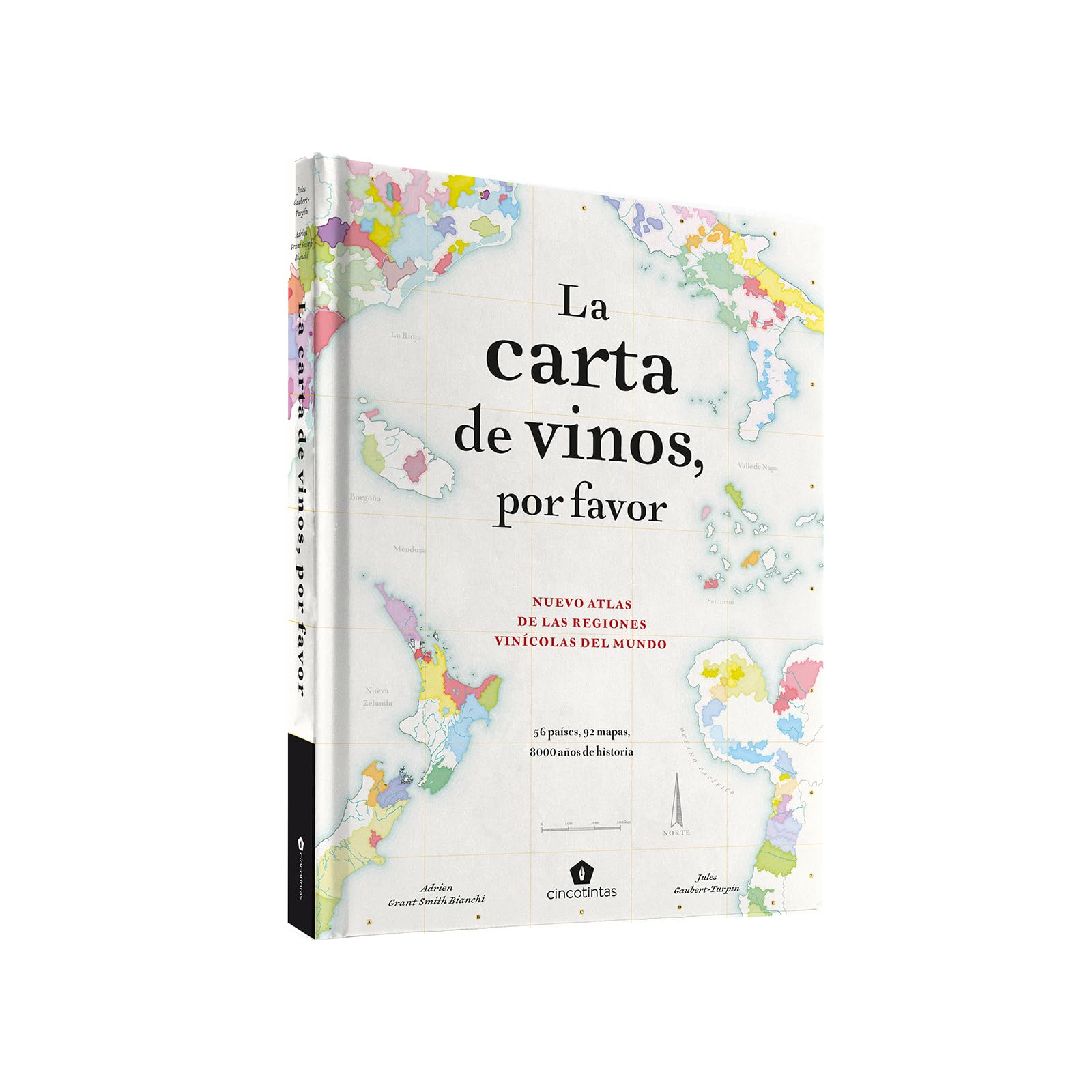 La carta de vinos, por favor. Nuevo atlas de las regiones vinícolas del mundo (BEBIDAS)