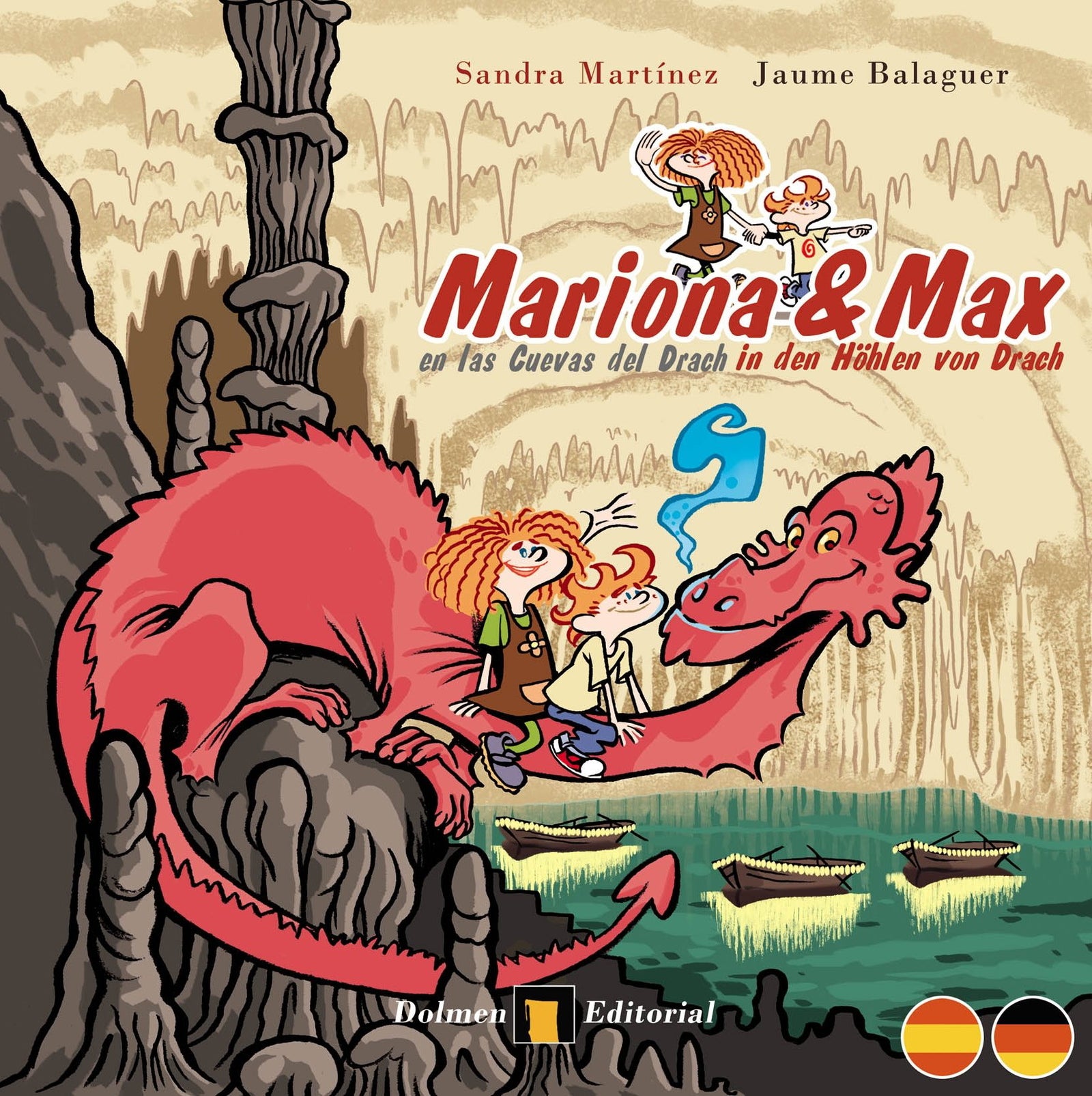 Mariona y Max en las Cuevas del Drach (català/anglés): Mallorca, una isla de cuentos (Cómic)