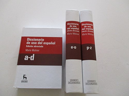 DICCIONARIO DE USO DEL ESPAÑOL - EDICIÓN ABREVIADA