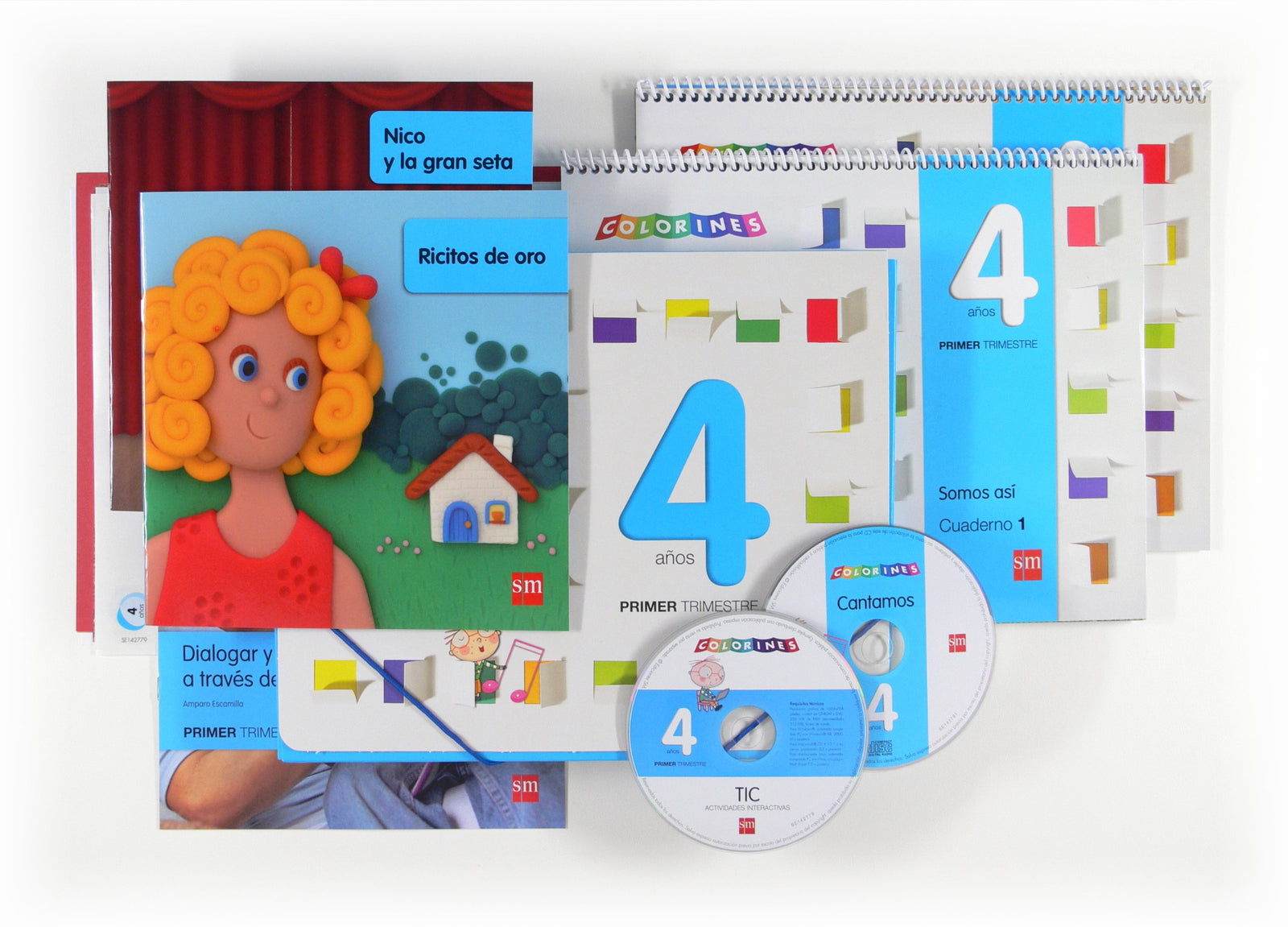 Colorines. 4 años, 1 trimestre - 9788467560763 (EDUCACION INFANTIL)