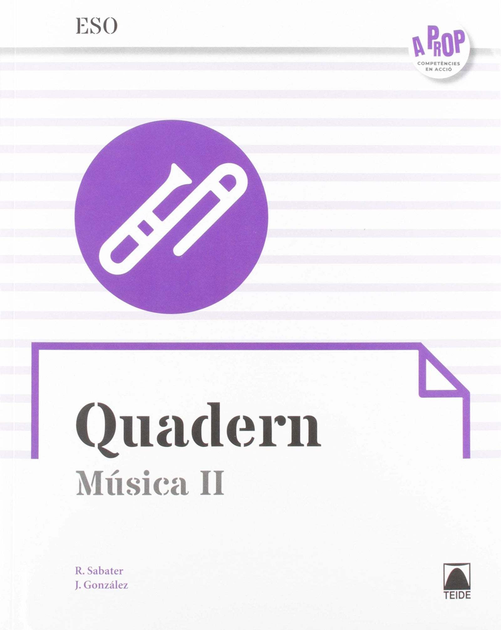 Quadern. Música II ESO (CAT) - ed. 2019 (SIN COLECCION)