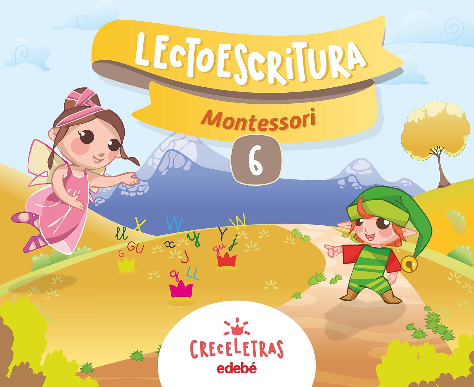CRECELETRAS LECTOESCRITURA 6 MONTESSORI - 9788468332444