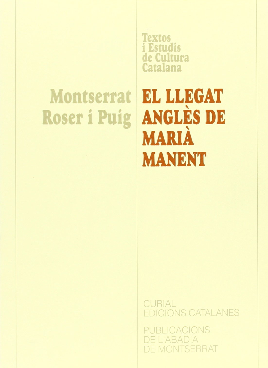 El llegat anglès de Marià Manent