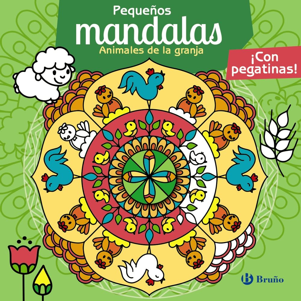 Pequeños mandalas. Animales de la granja (Castellano - A PARTIR DE 3 AÑOS - MANIPULATIVOS (LIBROS PARA TOCAR, JUGAR Y PINTAR), POP-UPS - Otros libros)