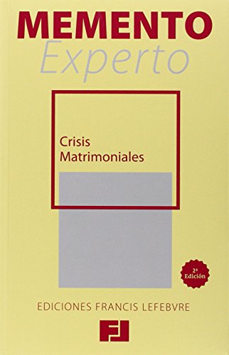 Memento experto crisis matrimoniales