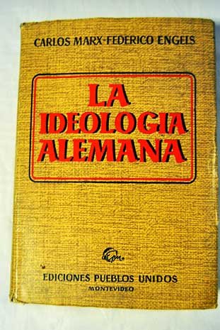 Ideologia alemana, la