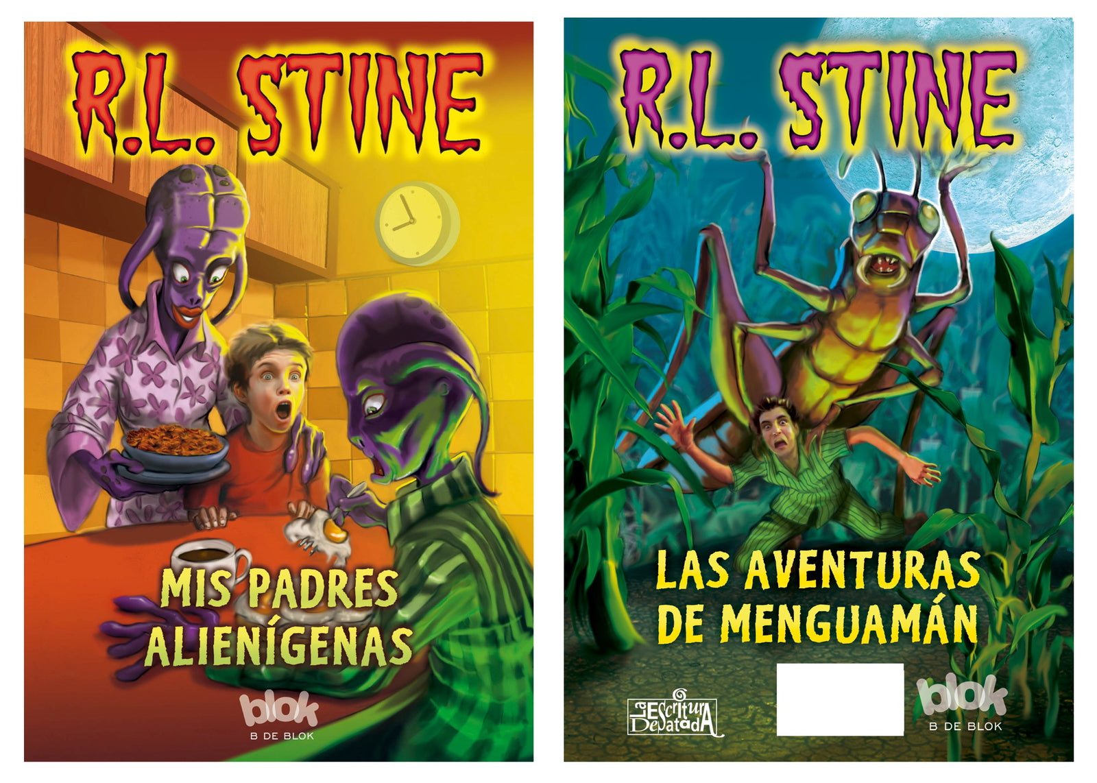 Las aventuras de Menguamán + Mis padres alienígenas (Escritura desatada) [Idioma Inglés]