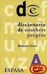 Diccionario de nombres propios