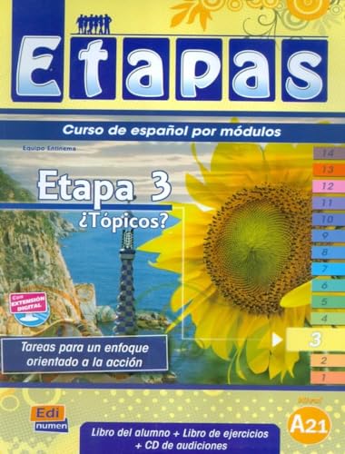 Etapa 3. ¿Tópicos? - Libro del alumno: Student Book + Exercises + CD: 1 (Etapas)