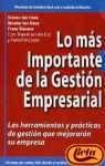 Lo mas importante de la gestion empresarial