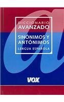 VOX AVANZADO SINONIMOS Y ANTONIMOS (SIN COLECCION)
