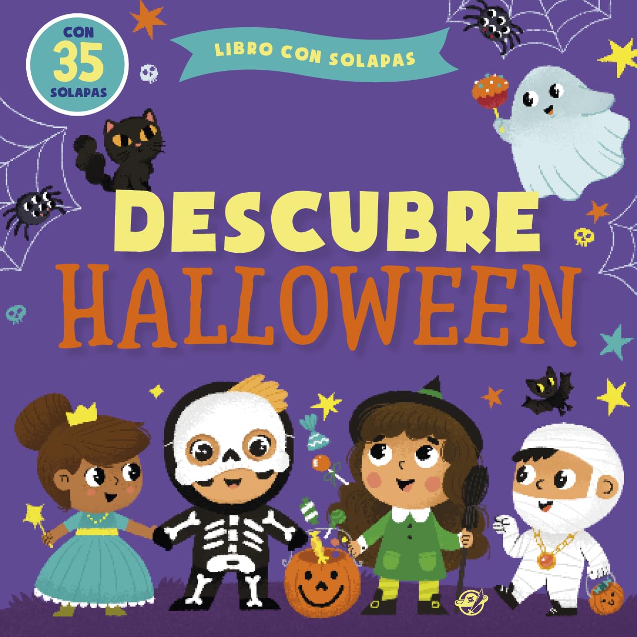 Descubre Halloween: ¡El Halloween más terroríficamente divertido! Cuentos infantiles 1-4 años con solapas. En letra MAYÚSCULA.: 5 (Cuentos para aprender tocando)