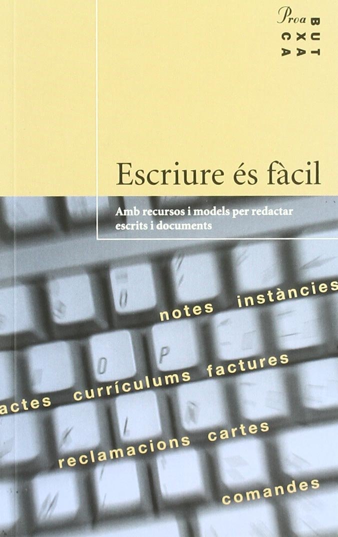 Escriure és fàcil (PROA BUTXACA)