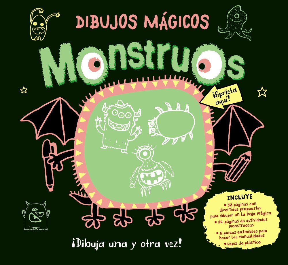 Dibujos mágicos. Monstruos (Castellano - A PARTIR DE 6 AÑOS - MANIPULATIVOS (LIBROS PARA TOCAR Y JUGAR), POP-UPS - Otros libros)