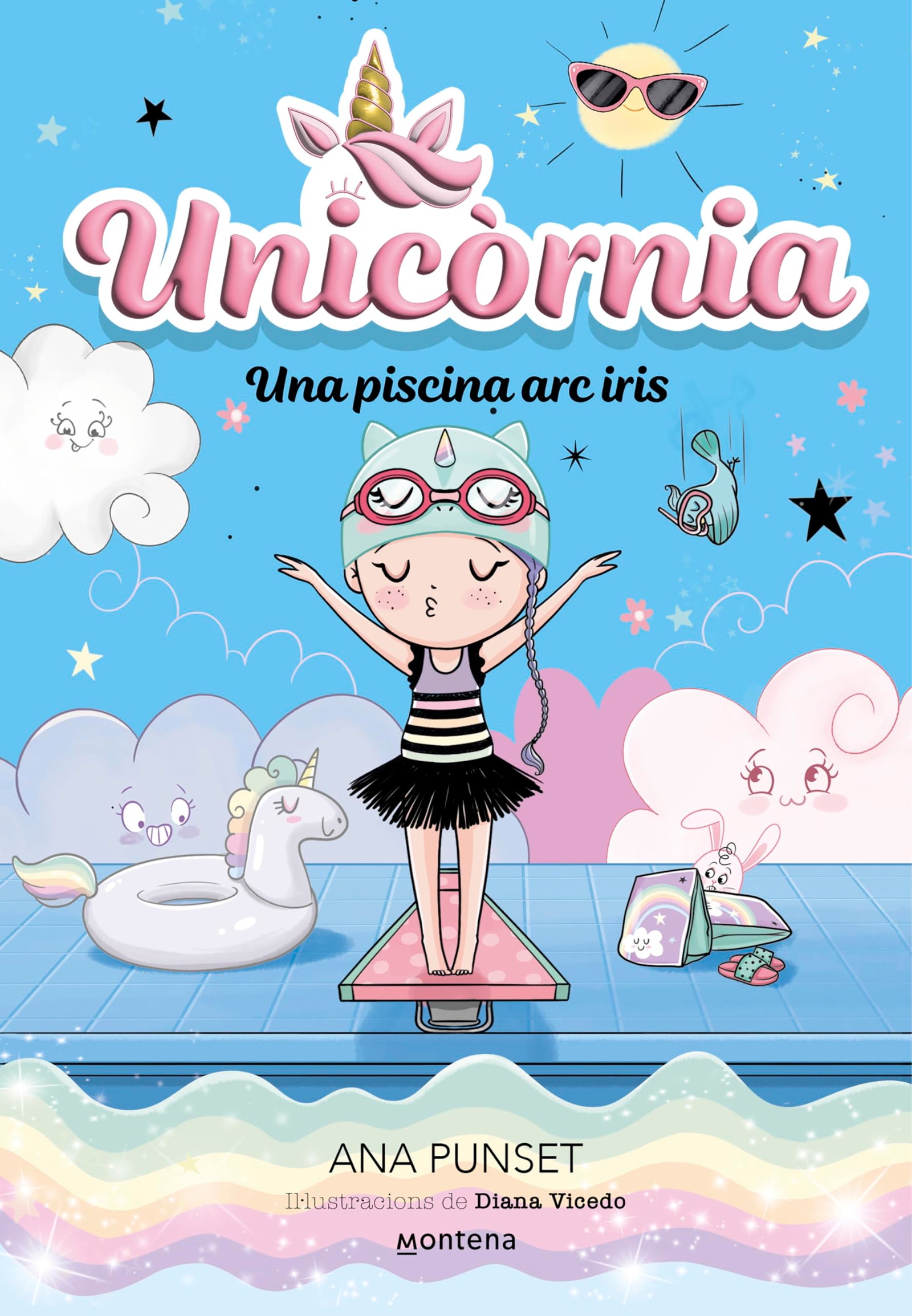 Unicòrnia 9 - Una piscina arc iris: Primeres lectures en català (Montena)