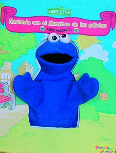 Libro marioneta Monstruo de las galletas: Merienda con el Monstruo de las galletas (Barrio Sésamo)