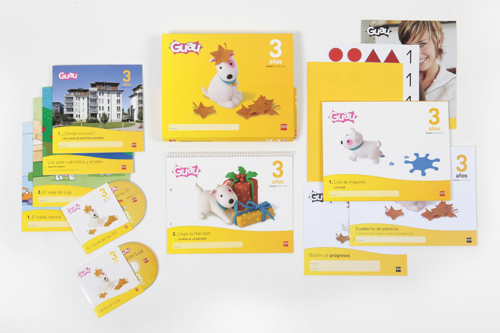 Guau. 3 años, 1 trimestre - 9788467560718 (EDUCACION INFANTIL)