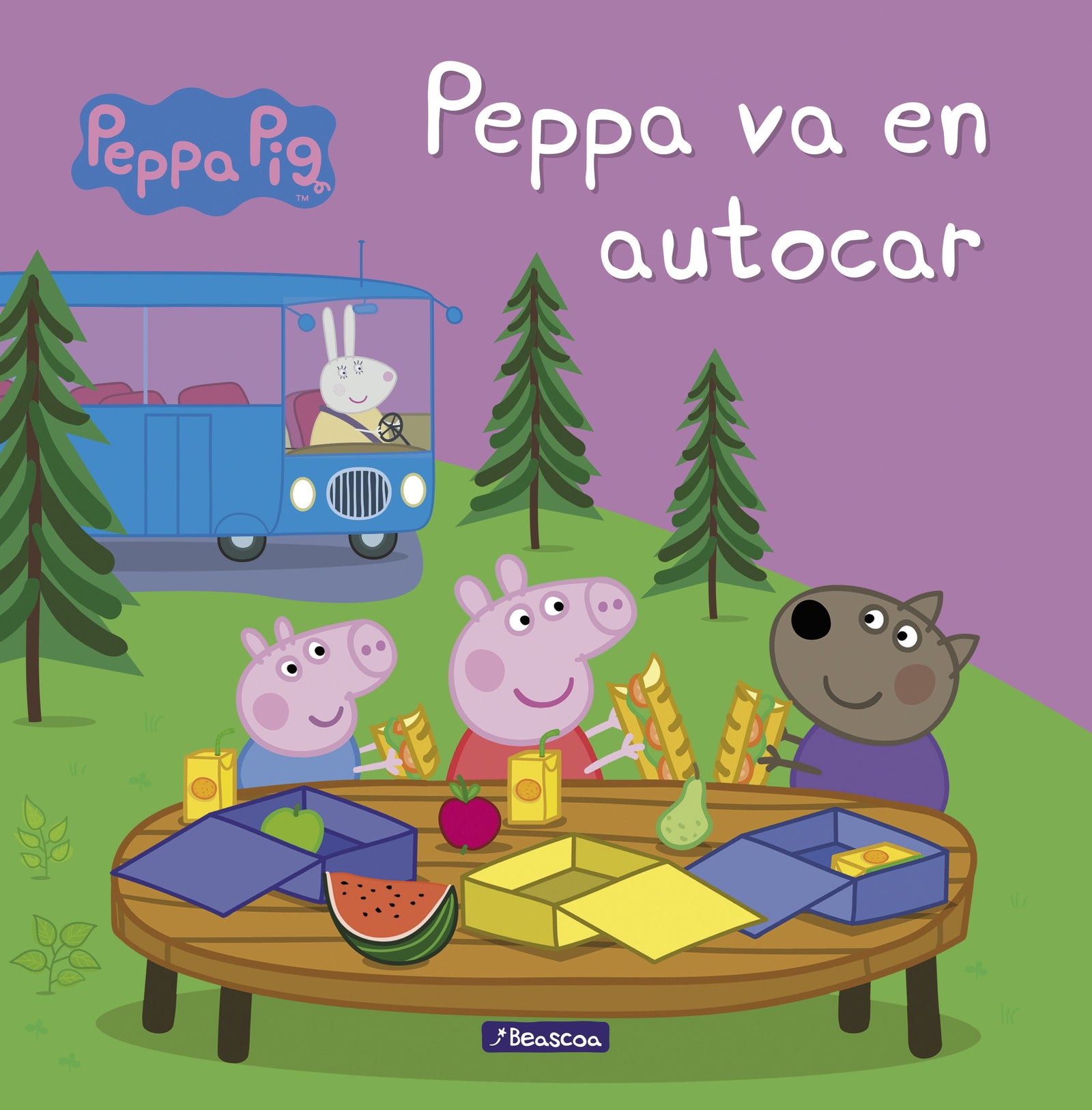 Peppa Pig. Un cuento - Peppa va en autocar