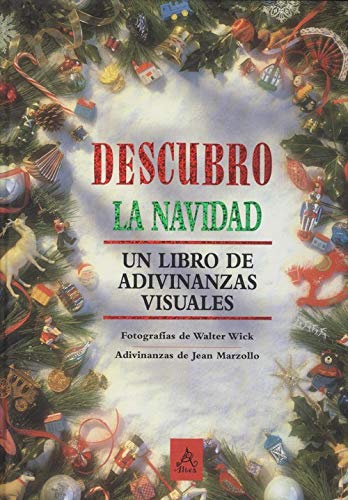 Descubro la Navidad: Un libro de adivinanzas visuales