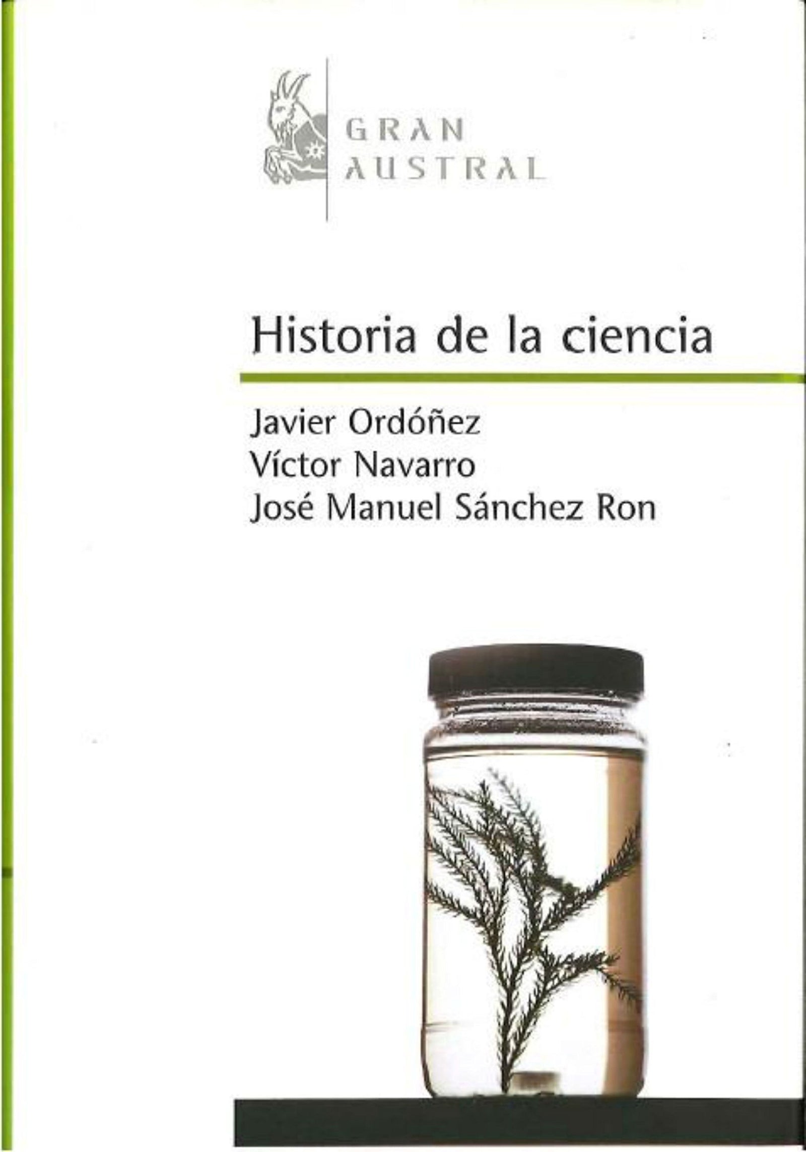 Historia de la ciencia: 1 (GRAN AUSTRAL)