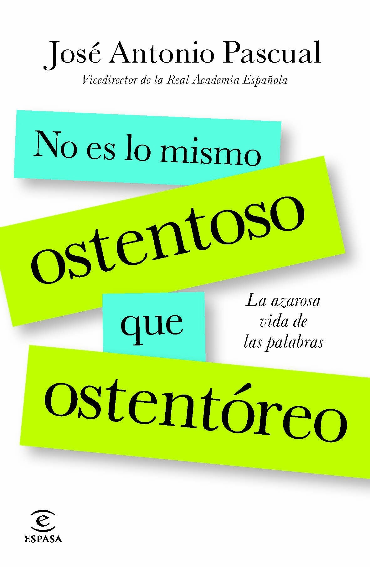 No es lo mismo ostentoso que ostentóreo: la azarosa vida de las palabras (F. COLECCION)