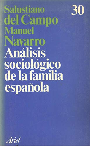 Análisis sociológico de la familia española (Ariel)