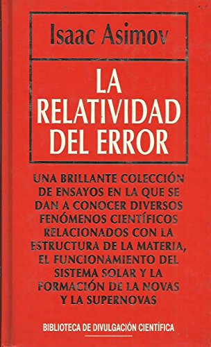 La relatividad del error