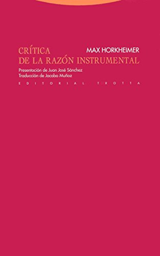 Crítica de la razón instrumental
