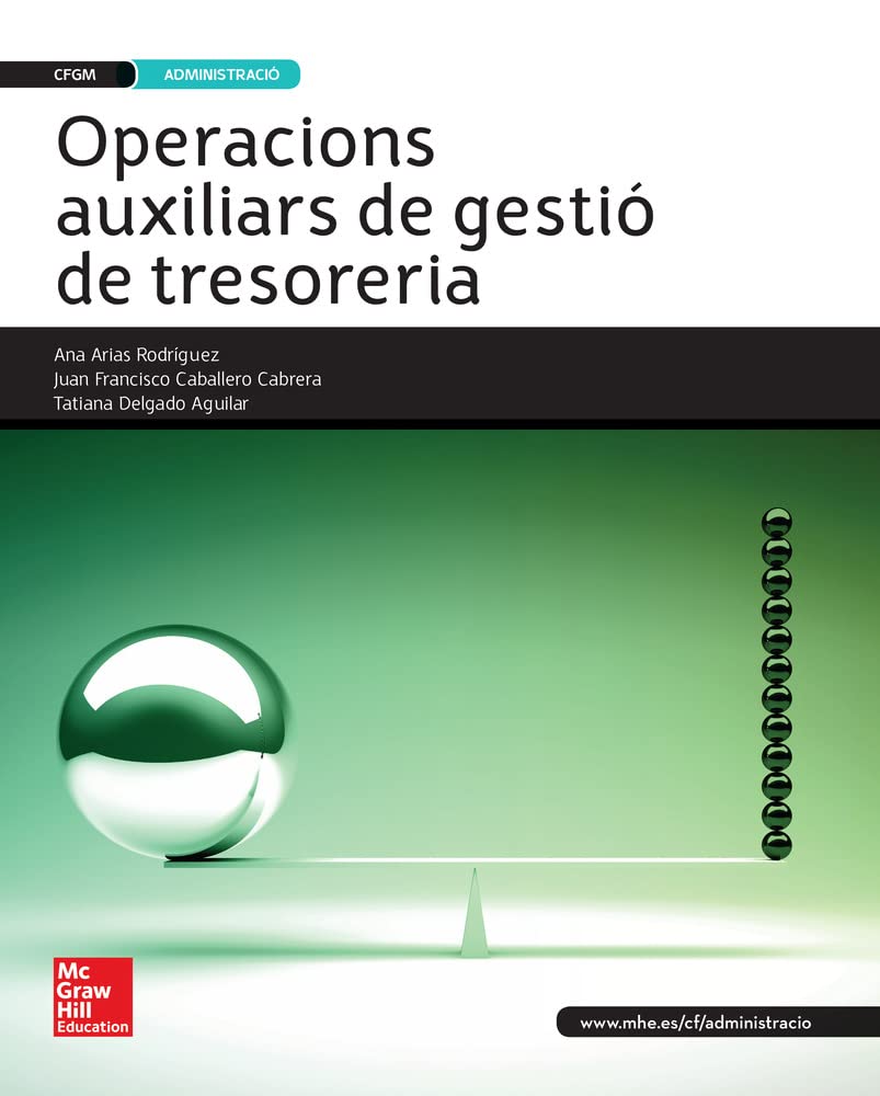 LA - Operacions auxiliars de gestio de tresoreria. Grau Mitja - 9788448196516