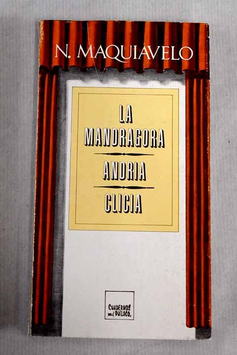 La mandrágora. Andria. Clicia.