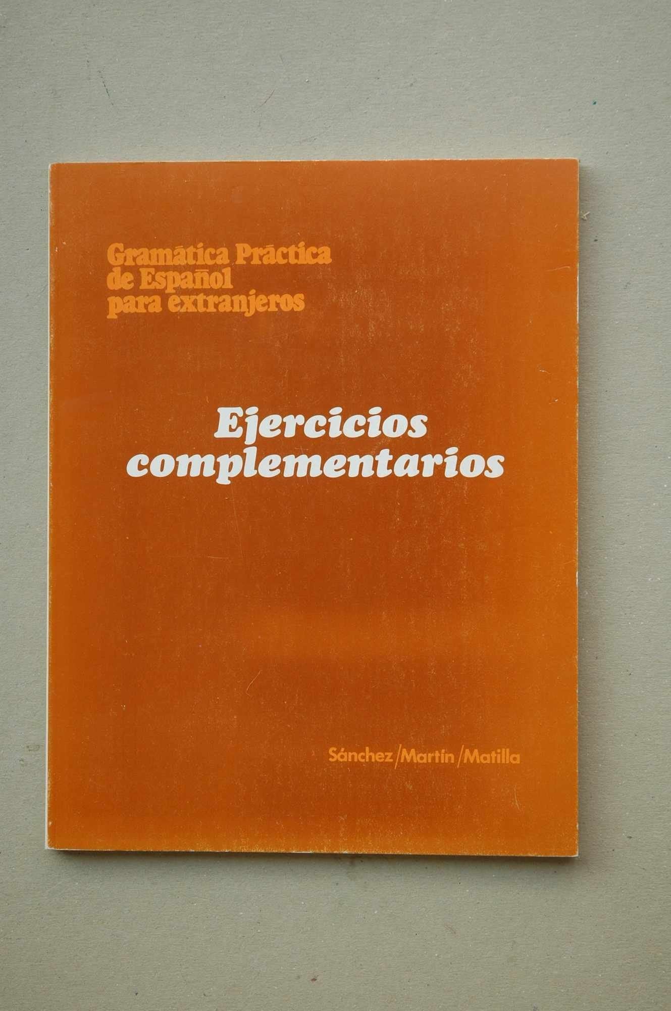 Gramática práctica español para extranjeros ejercicios