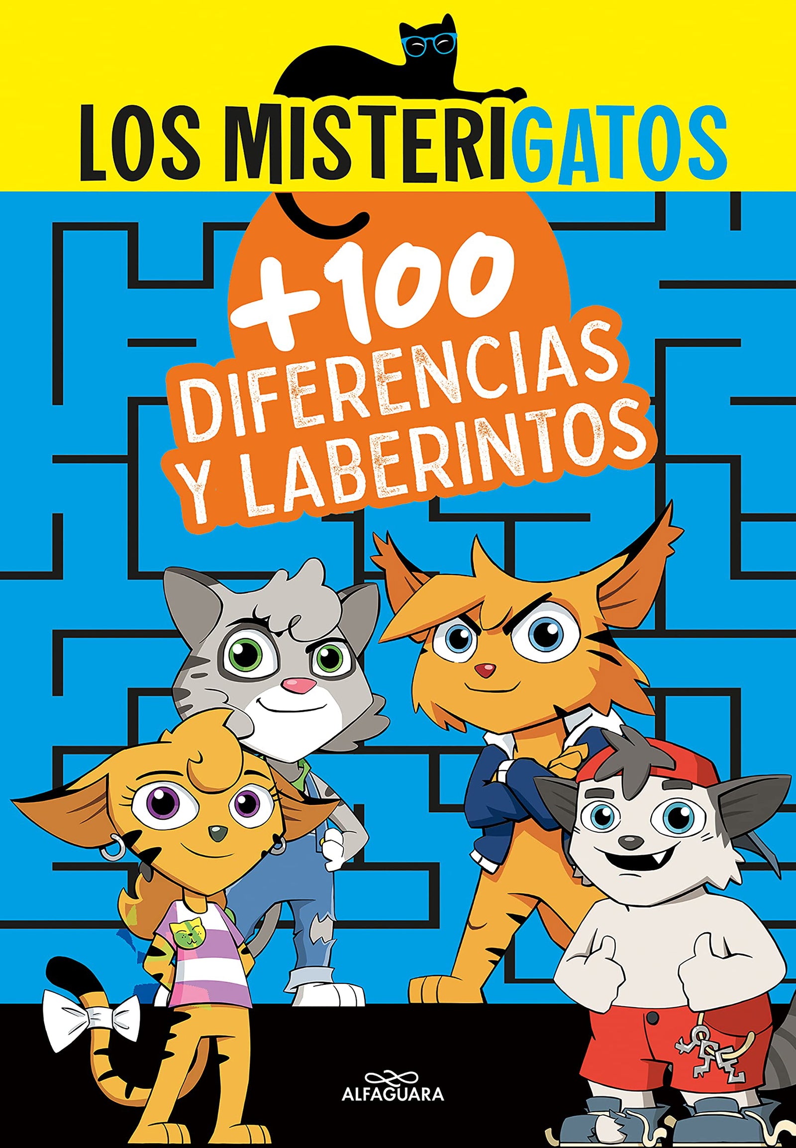 Los Misterigatos - Más de 100 laberintos y diferencias: .: . (No ficción ilustrados)