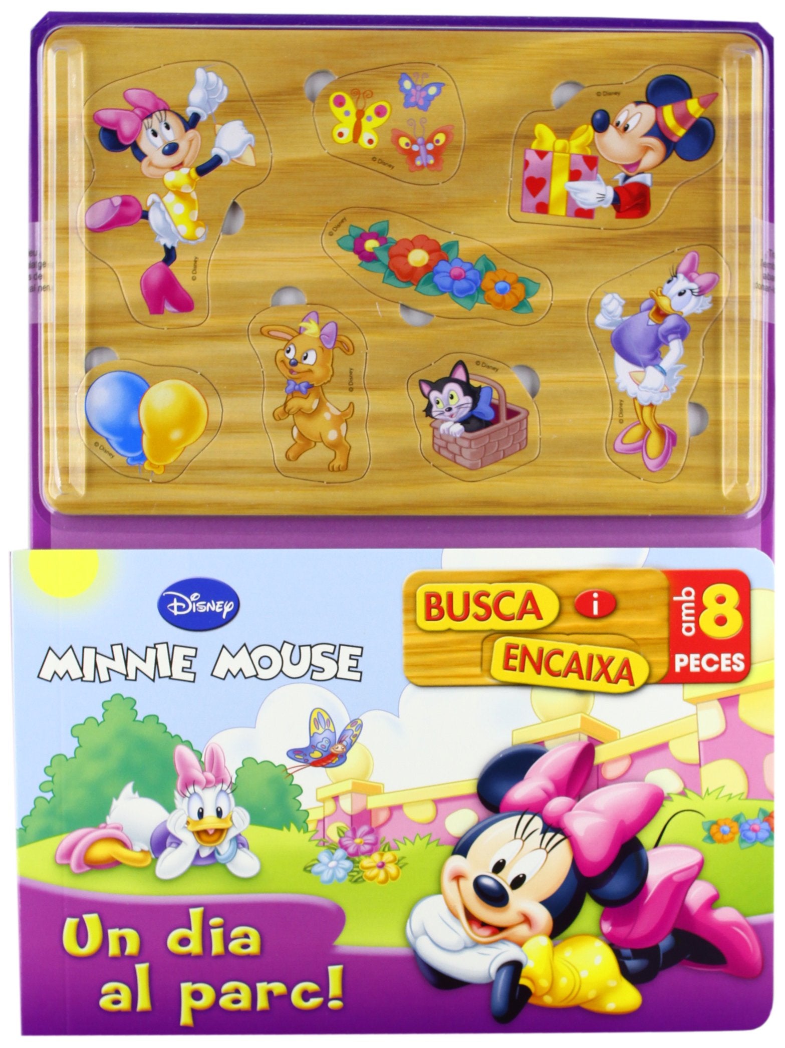 Busca i encaixa. Minnie Mouse. Un dia al parc
