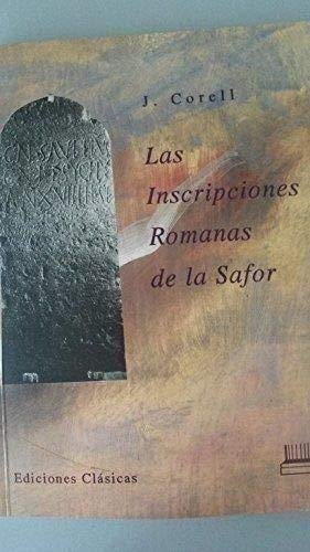 Las Inscripciones Romanas de La Safor, Valencia (Tyris)