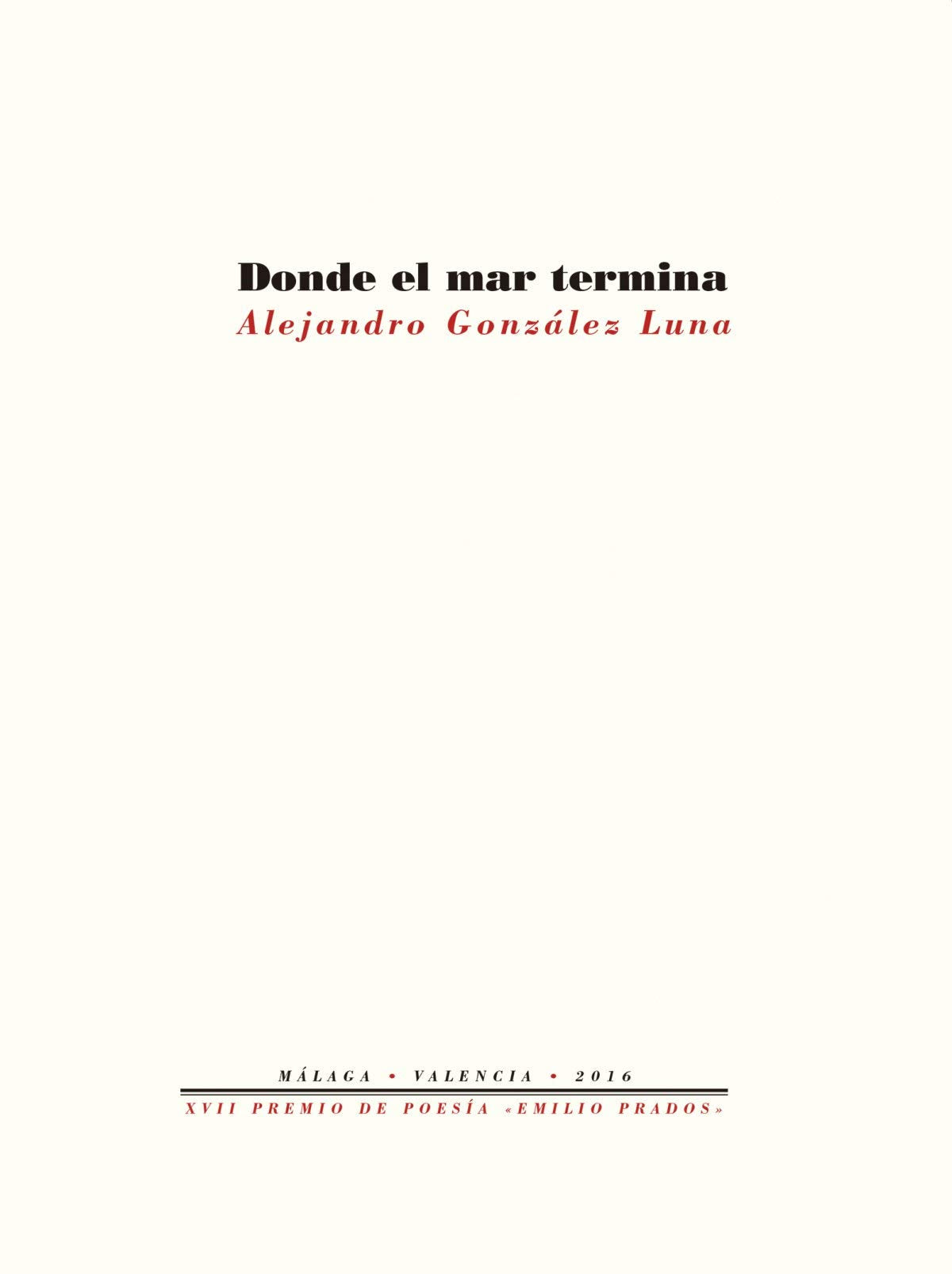 Donde el mar termina