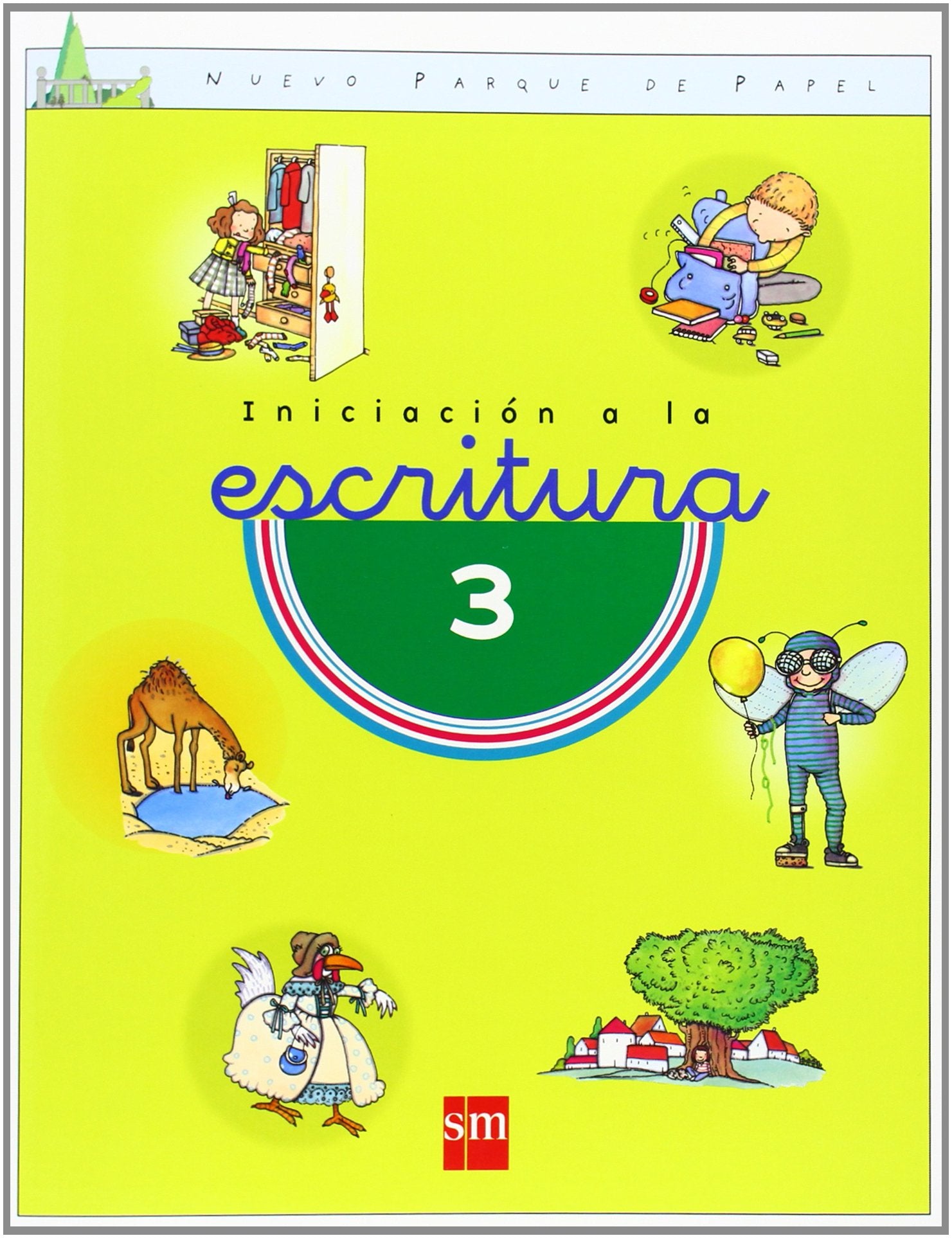Iniciación a la escritura 3 y 4. Nuevo parque de papel (EDUCACION INFANTIL)