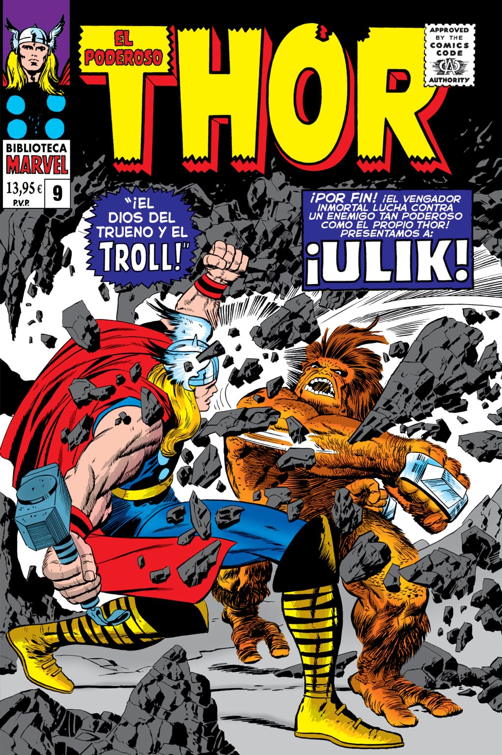 Biblioteca marvel el poderoso thor 9. 1967: the mighty thor 137-141, annual 2 usa