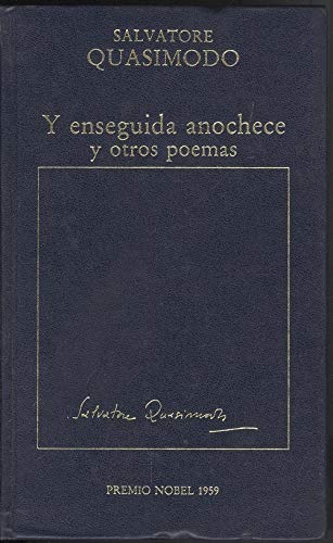Y enseguida anochece