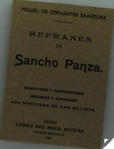Refranes de Sancho Panza (SIN COLECCION)