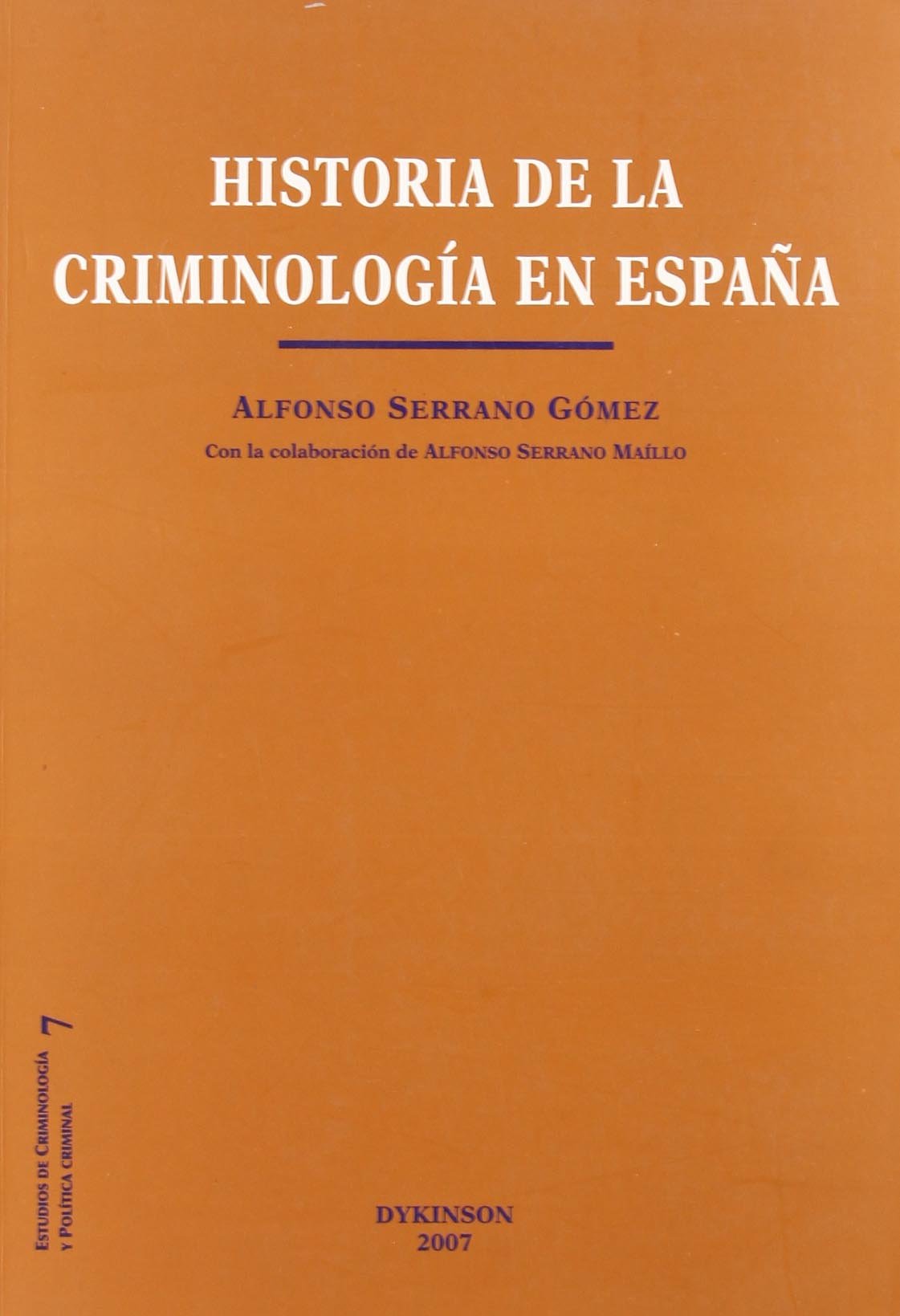 Historia de la Criminolog¡a en España