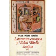 Literatura europea y edad media latina.; tomo 1