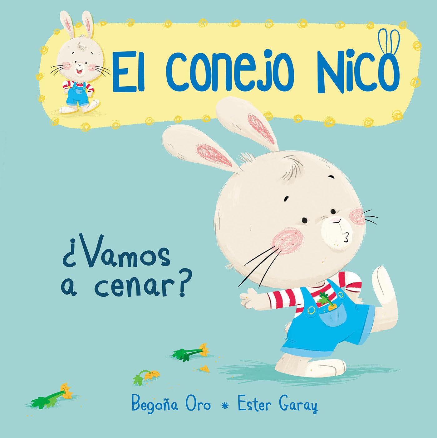 El conejo Nico. Libro de cartón - ¿Vamos a cenar?