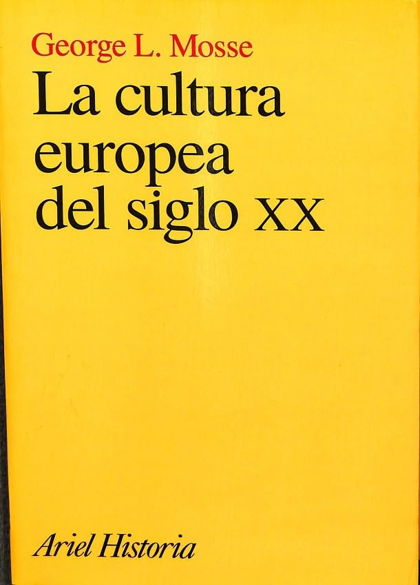 Cultura europea del siglo XX, la