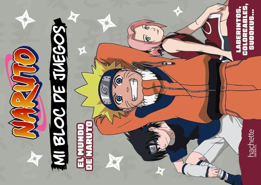 Mi bloc de juegos Naruto. El mundo de Naruto (Hachette INFANTIL)