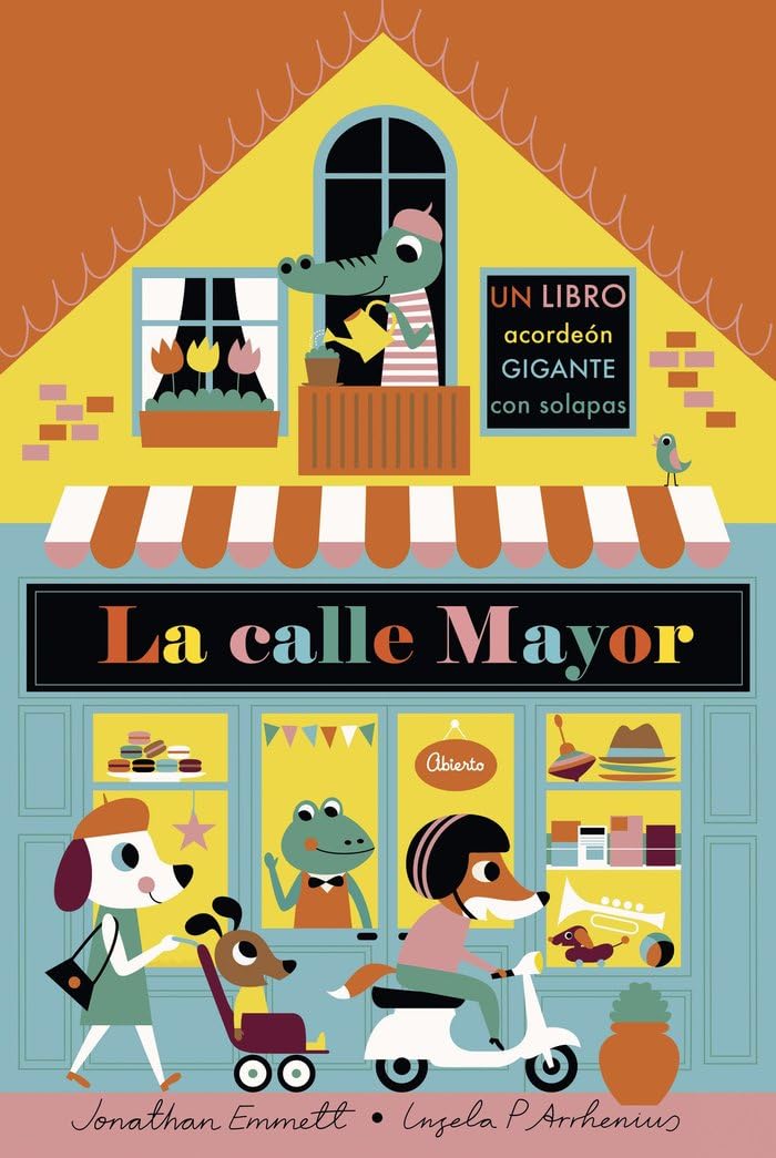 La calle Mayor. Libro desplegable (Libros con elementos para jugar)