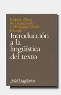 Introducción a la lingüística del texto (Ariel Letras)