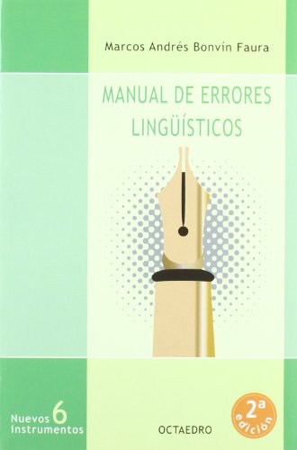 Manual de errores lingüísticos: 6 (Nuevos instrumentos)