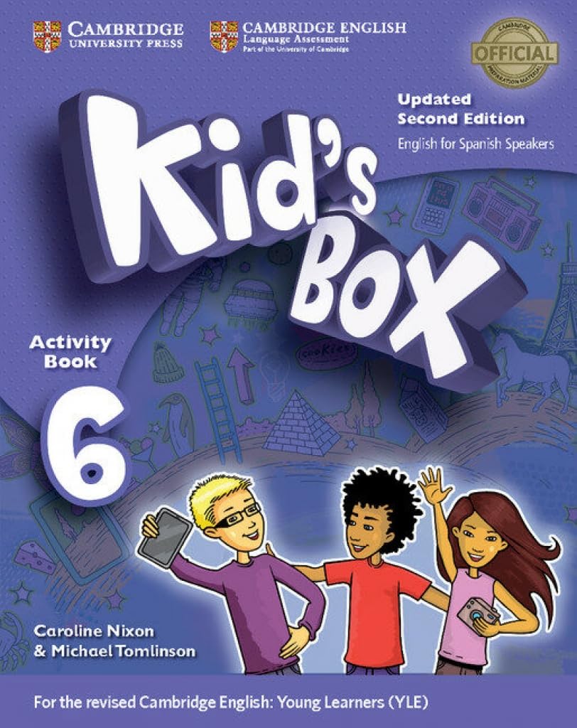 Kid's Box Level 6 Activity Book with CD ROM and My Home Booklet Updated English for Spanish Speakers Second Edition (CAMBRIDGE)